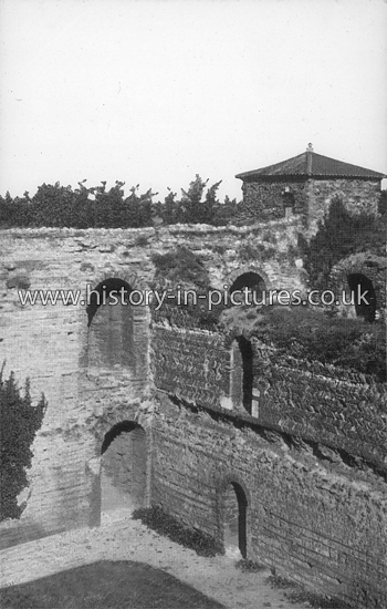 Corner of Castle Quadrangle, Colchester. Essex. c.1915